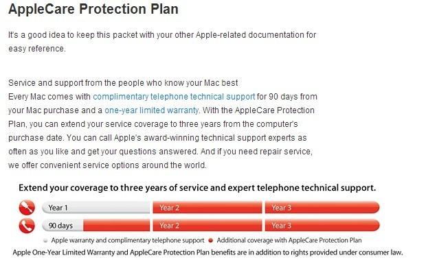 「苹果电脑在美国保修期是两年,在中国却是一