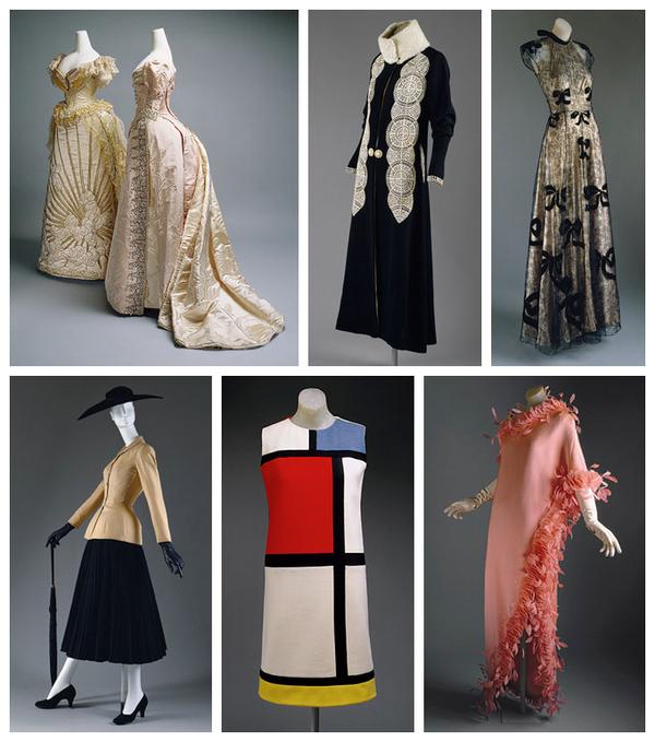 1887 年,charles frederick worth;1919 年,paul poiret;1939 年