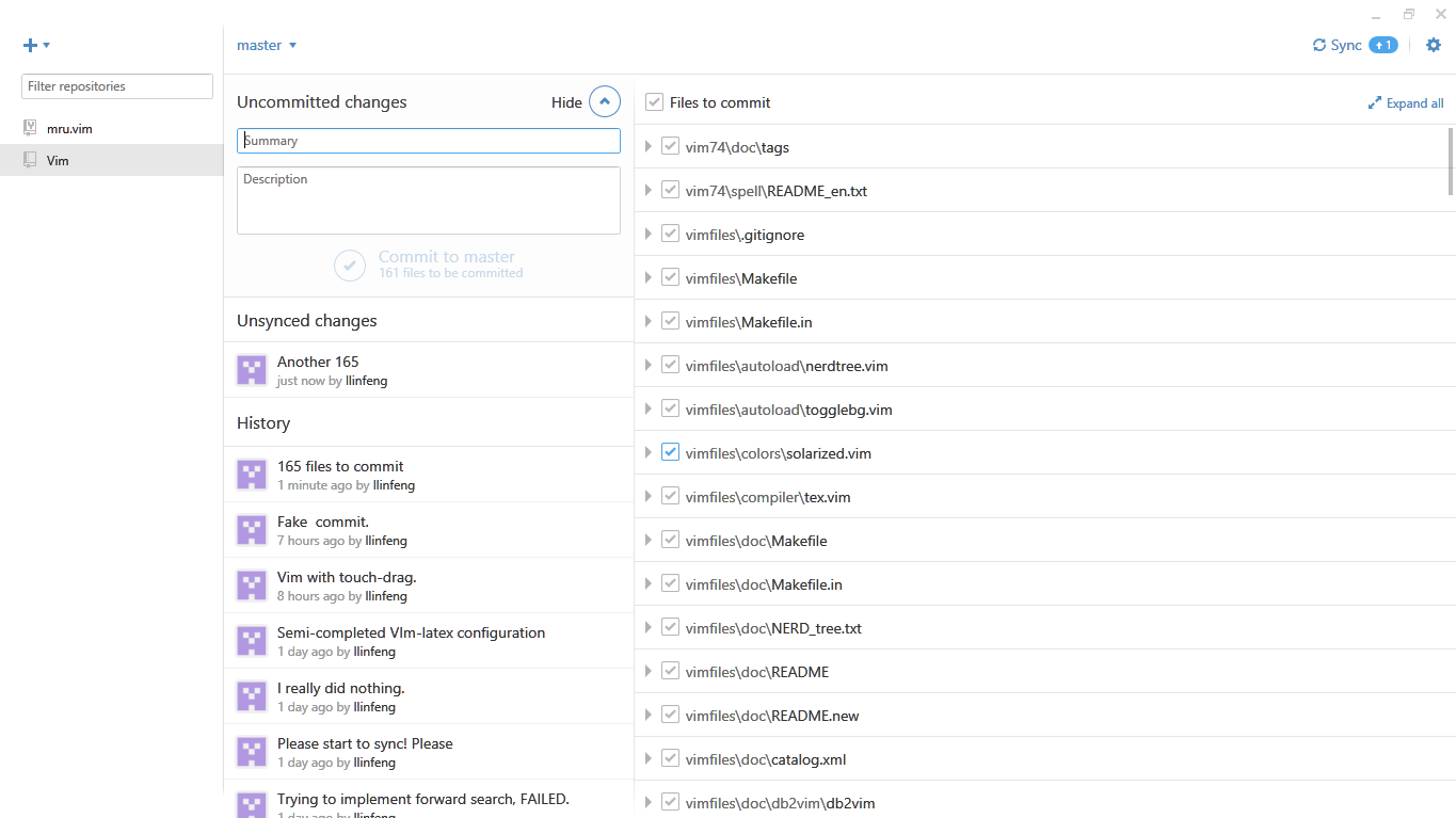 GitHub Windows 客户端上传总是残留 uncomm