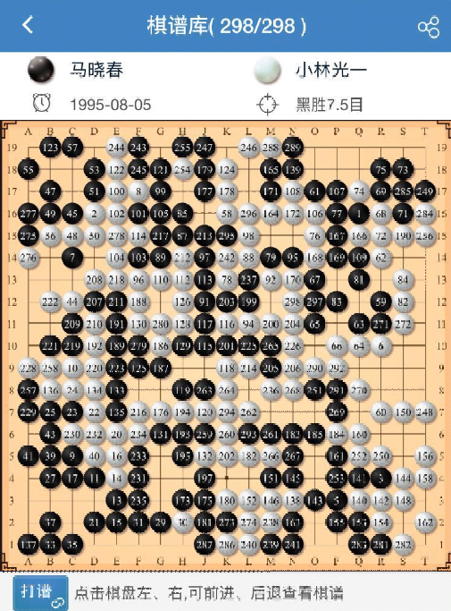 围棋史上的今天:8月5日 面壁十年终破壁 属于马晓春的1995