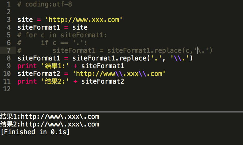 如何使python打印出只有一个转义符的字符串?