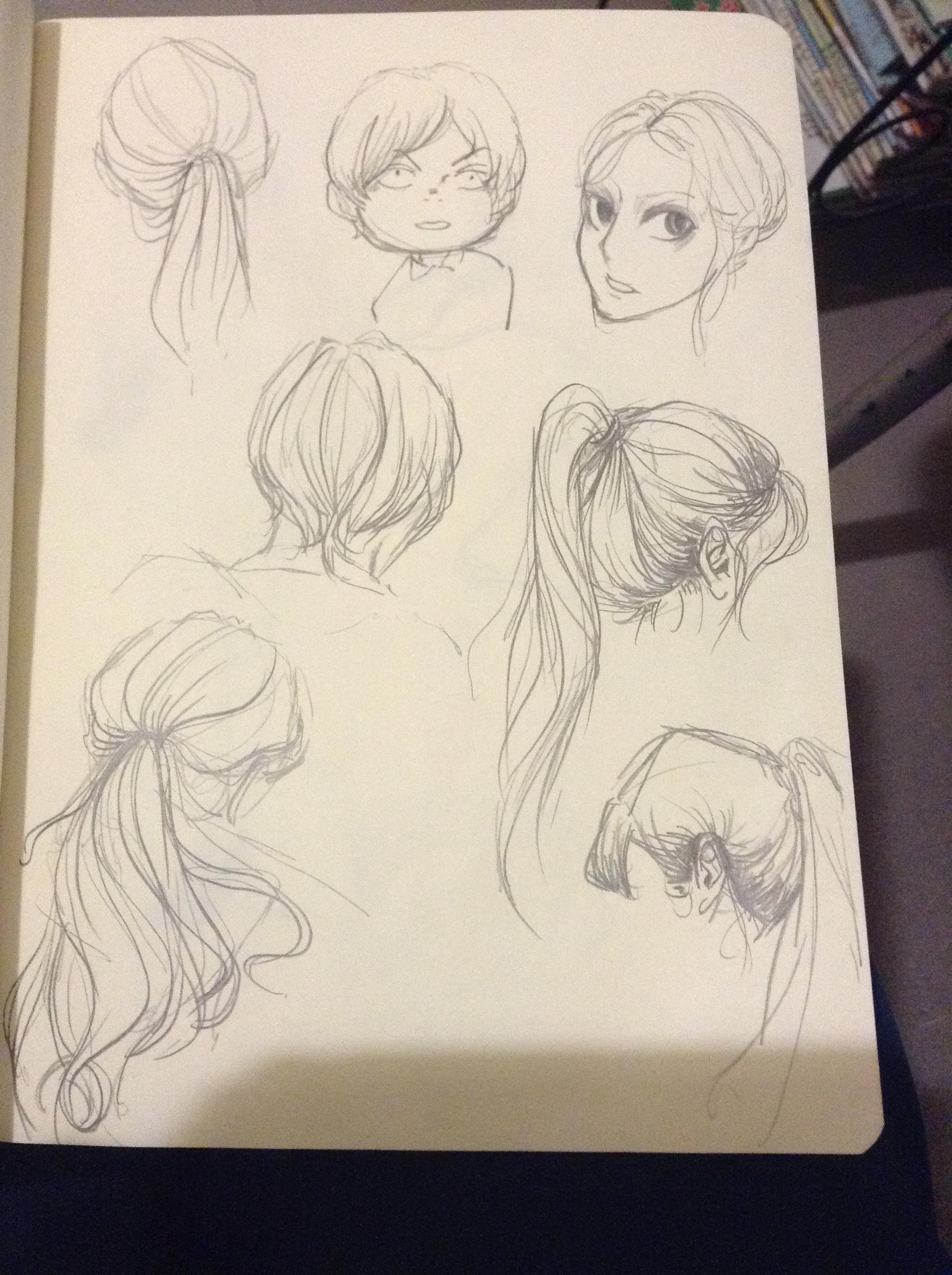 <em>漫画素描</em>的<em>头发</em>怎么画顺? - 知乎