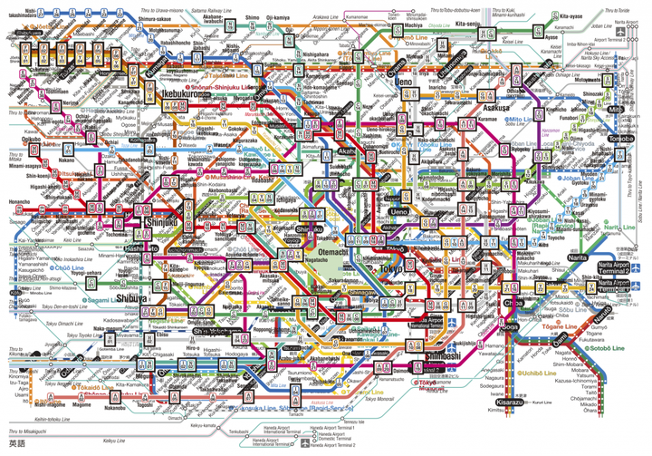 (东京圈jr线路图)