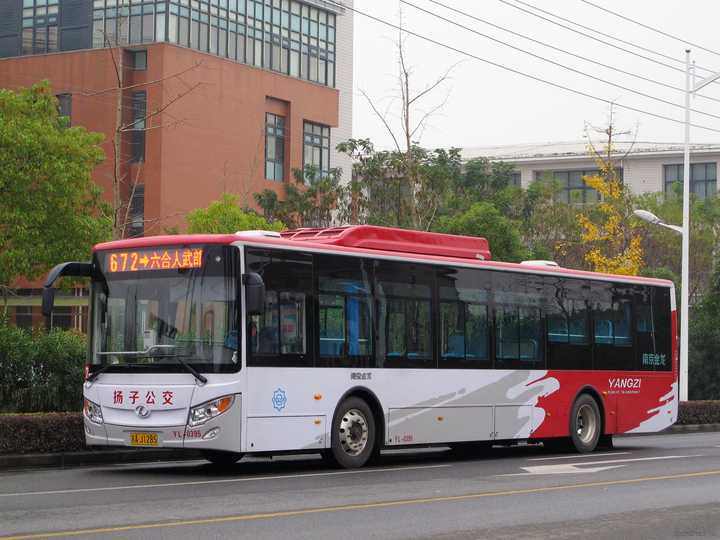 673路,方州桥-新世纪花园城,扬子公交六合分公司,全线配属4辆njl6129