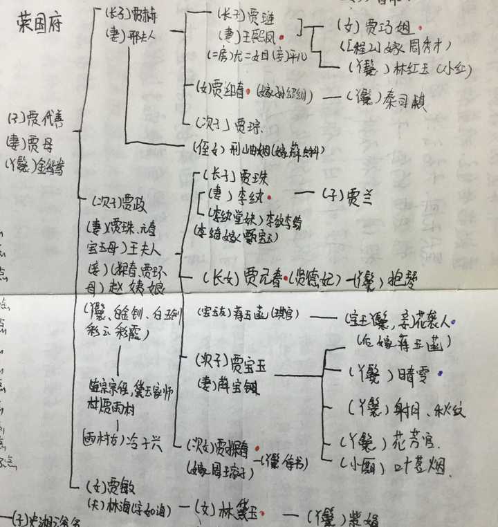 《红楼梦》中的人物关系?