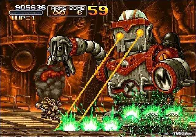 《合金弹头》(metal slug)里面有什么有趣的地方?