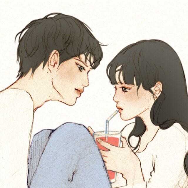 比如这俩个也是salgoo画的,我觉得做情侣头也很好.