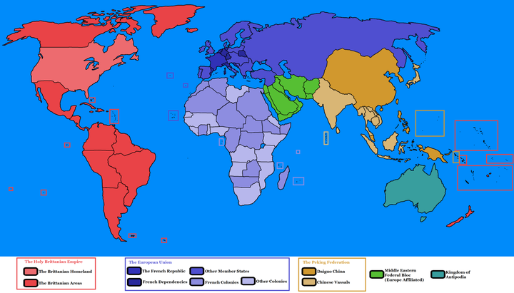 codegeass中的世界地图