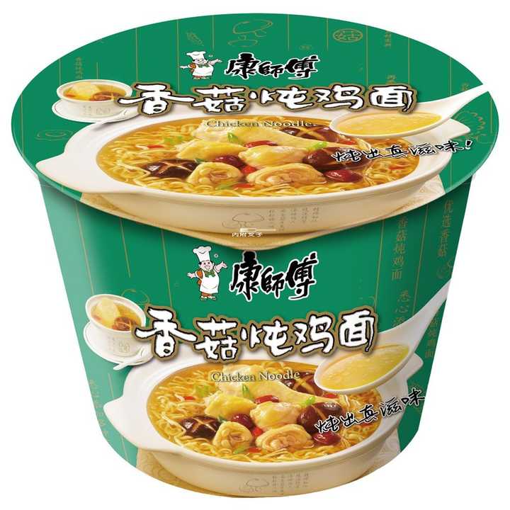 非辣系: 康师傅香菇炖鸡面,鸡汤味很足,每次吃汤都可以喝完.