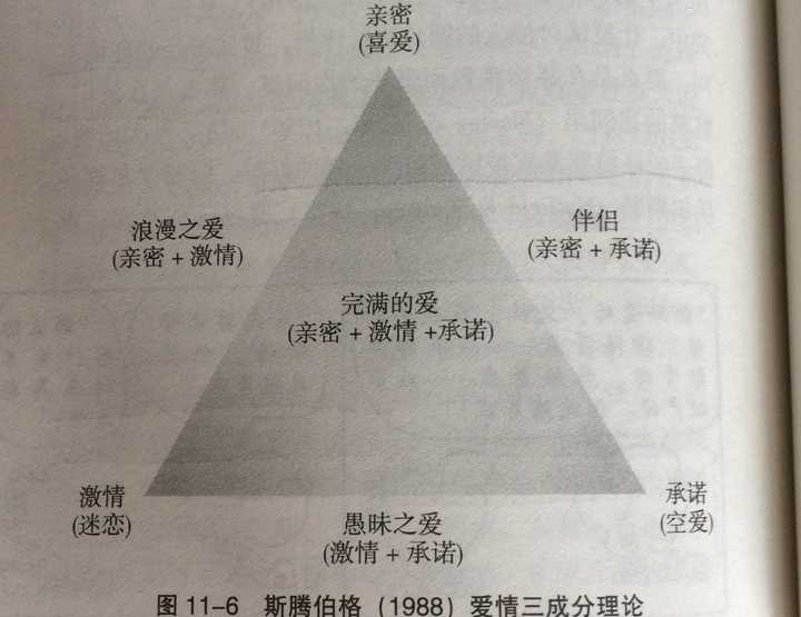 如何看待心理学家斯腾伯格提出的爱情三角理论?