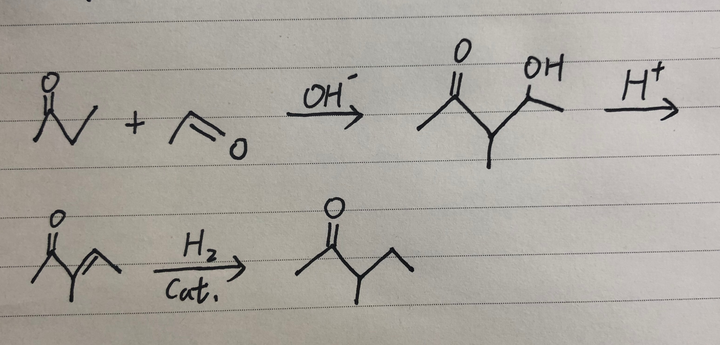 用甲醇和乙醇为有机原料,无机原料任选如何合成3-甲基-2-戊酮?