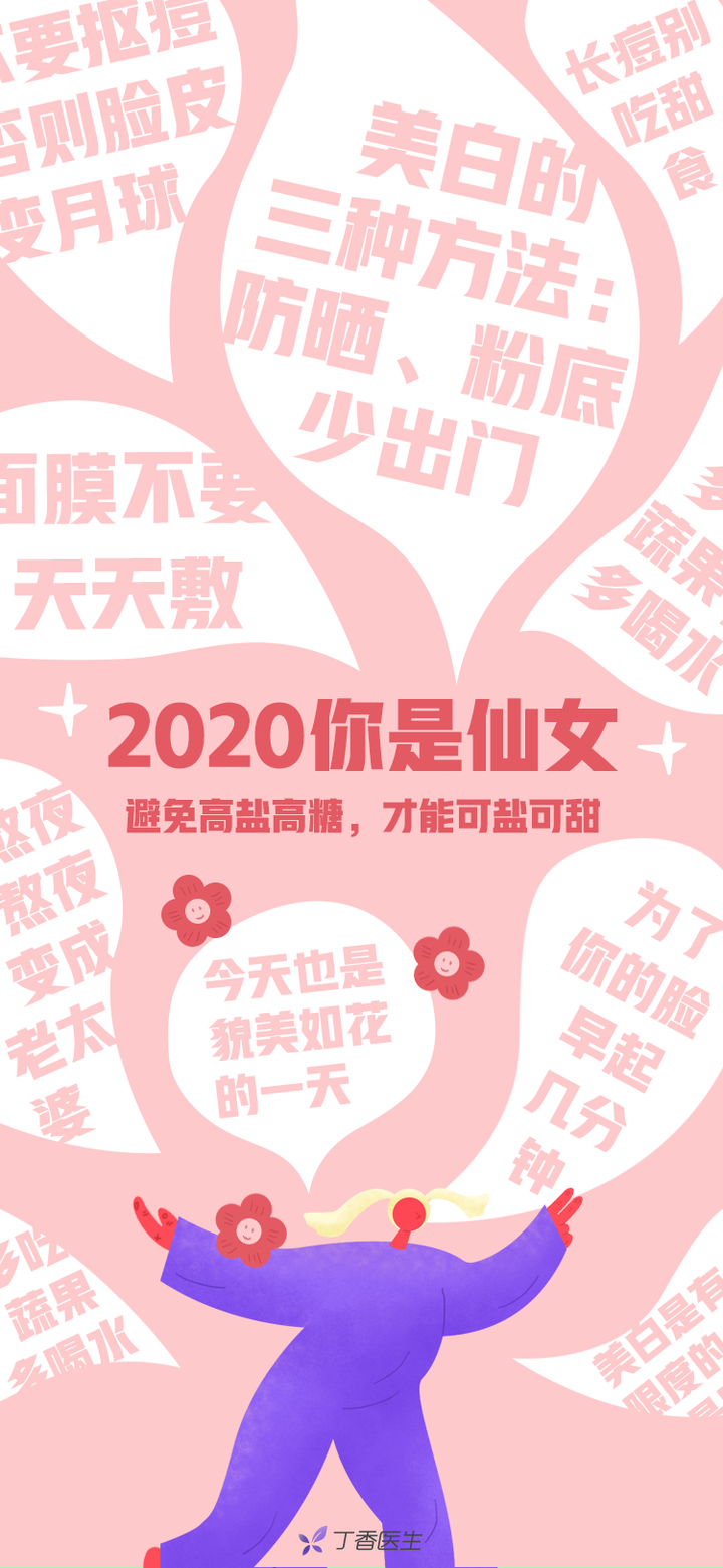 2020 你是仙女 :避免高盐高糖,才能可盐可甜