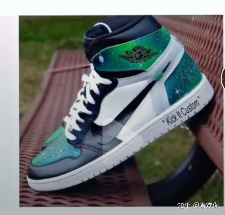 aj1苍绿银河是什么样子的?