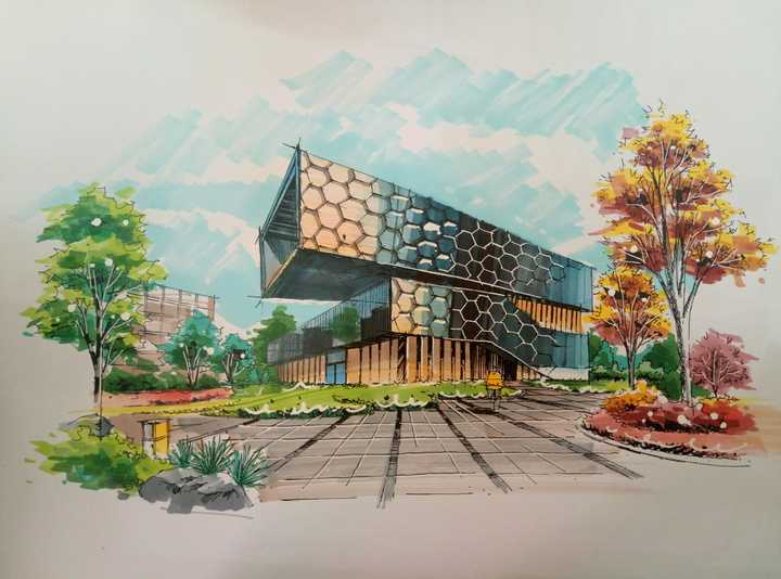 马克笔建筑手绘代画 价格便宜?