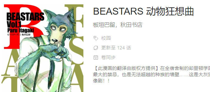 如何评价2019年10月新番beastars(动物狂想曲)?