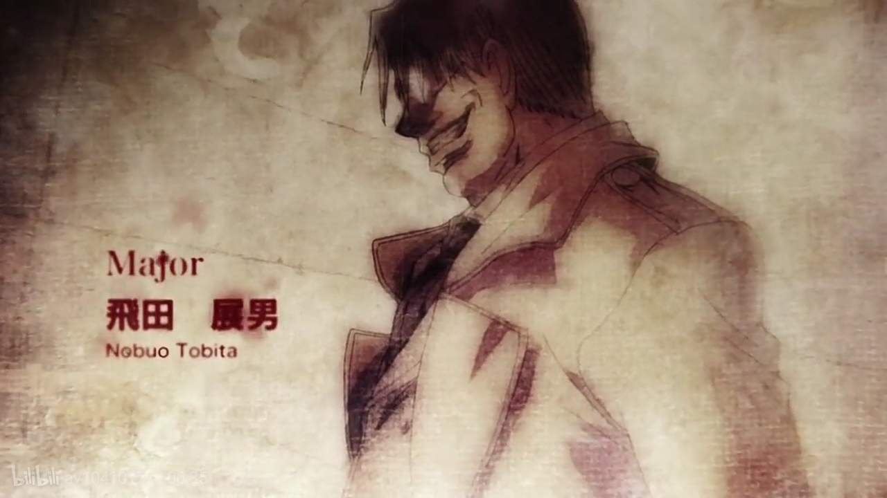 《hellsing》里面的大反派"少校" 身为应当在柏林中战死的党卫军少校