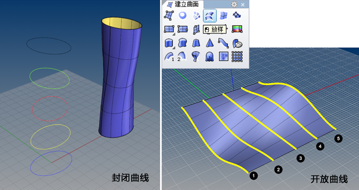 犀牛(rhino)建模时常用的成面命令有哪些?怎么做?