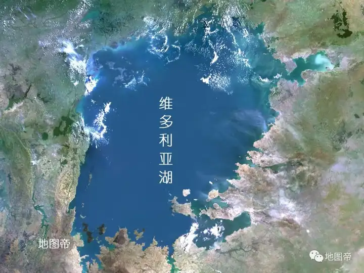 googleearth上非洲维多利亚湖为什么是黑色的