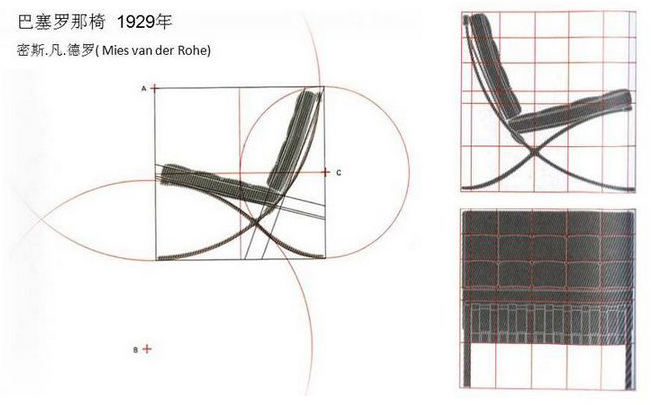 著名的巴塞罗那椅由设计师密斯在1929年巴塞罗那世界博览会上,为了