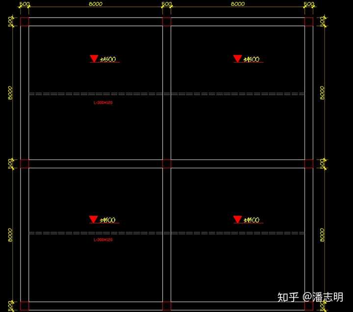 平面图表现的是,以±0.000基准线, 1.200米高度