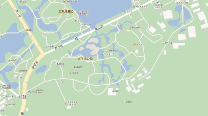 太子湾公园外地南山路也是拍照的好去处 灵隐路灵隐路也是杭城赏秋的