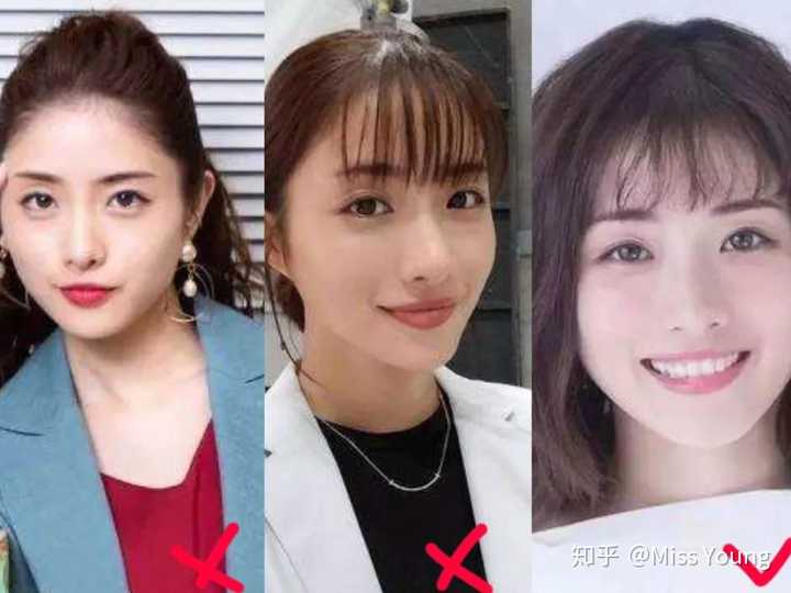 大圆脸作死想留空气刘海,有什么方法能显得脸小一点?