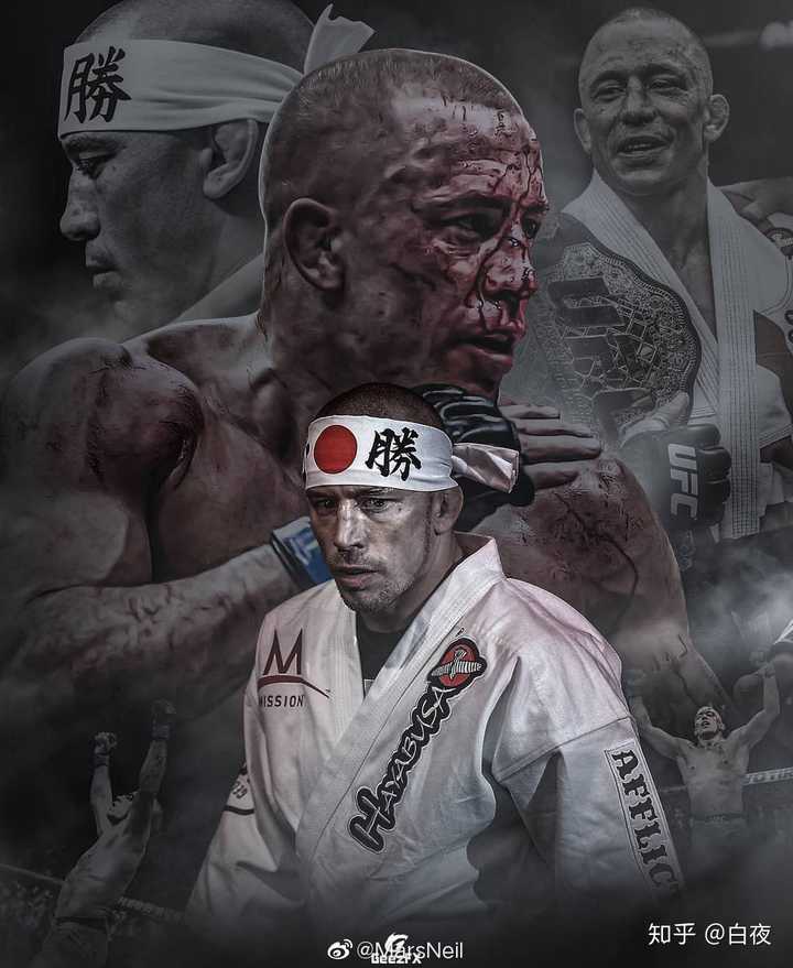 gsp于2006年ufc65第一回合高扫ko马特休斯,复仇成功,首次获得次中