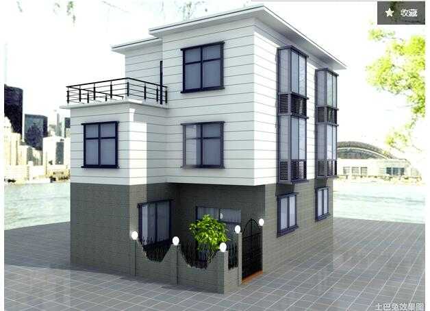 农村自建房设计欣赏_土巴兔装修效果图