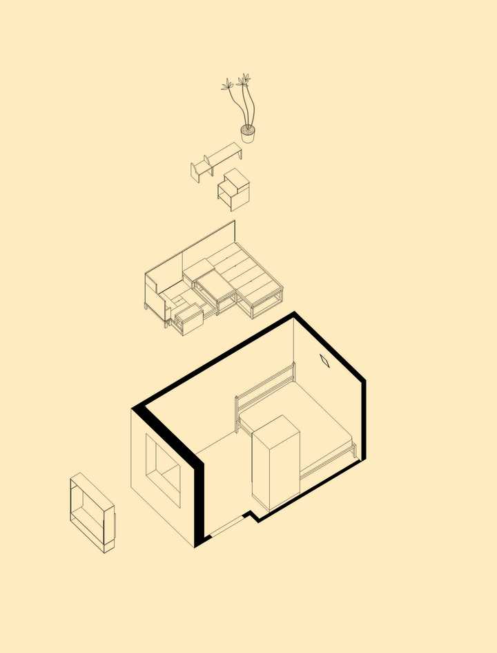 空间轴测图