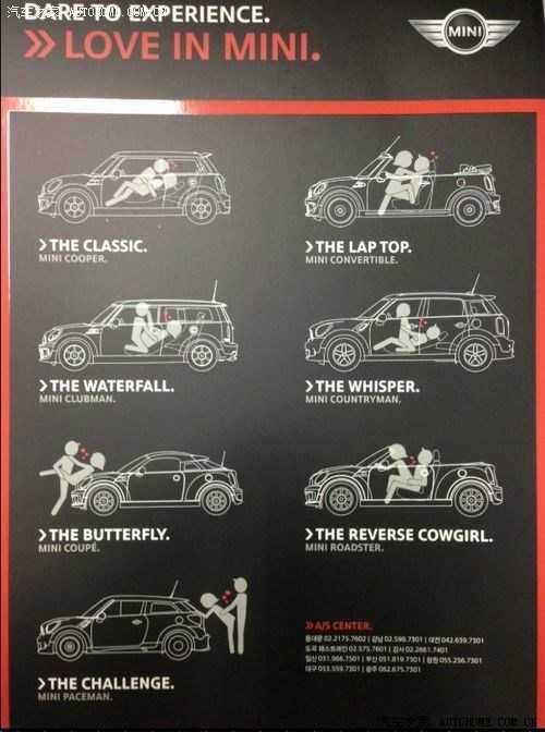 mini发布的车震指南