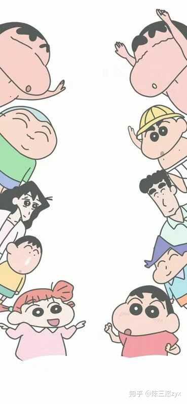 有没有蜡笔小新中小新和他朋友们一起的壁纸?