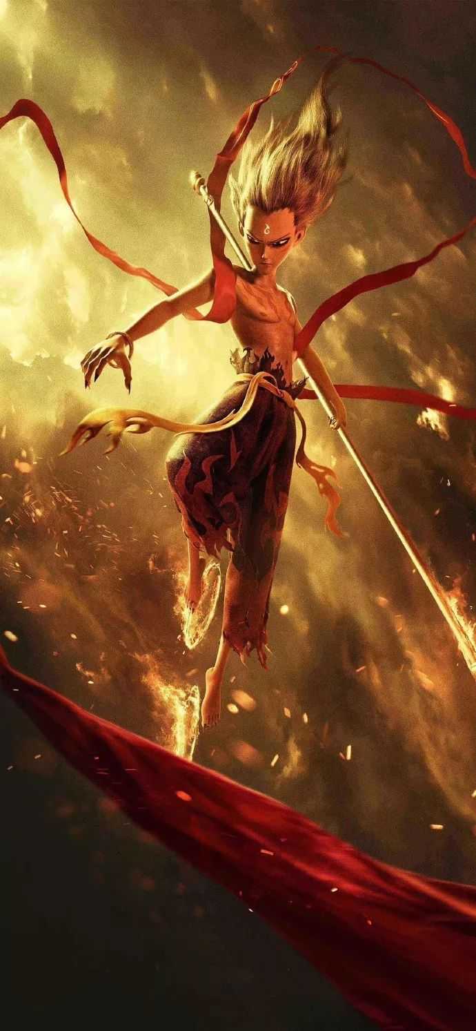有哪些你一眼看到就收藏的哪吒之降世魔童的壁纸?