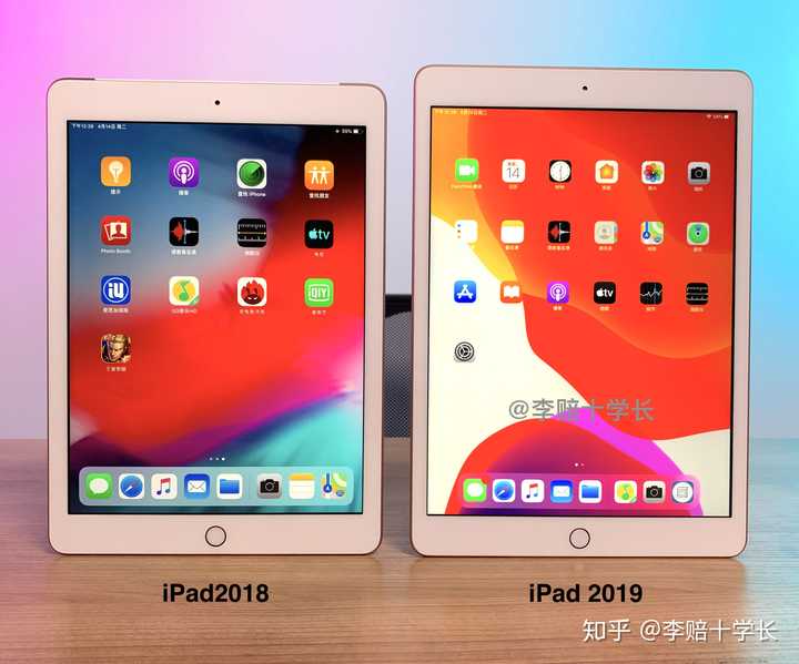 一是:ipad2018是9.7英寸屏幕,而ipad2019是更大的10.