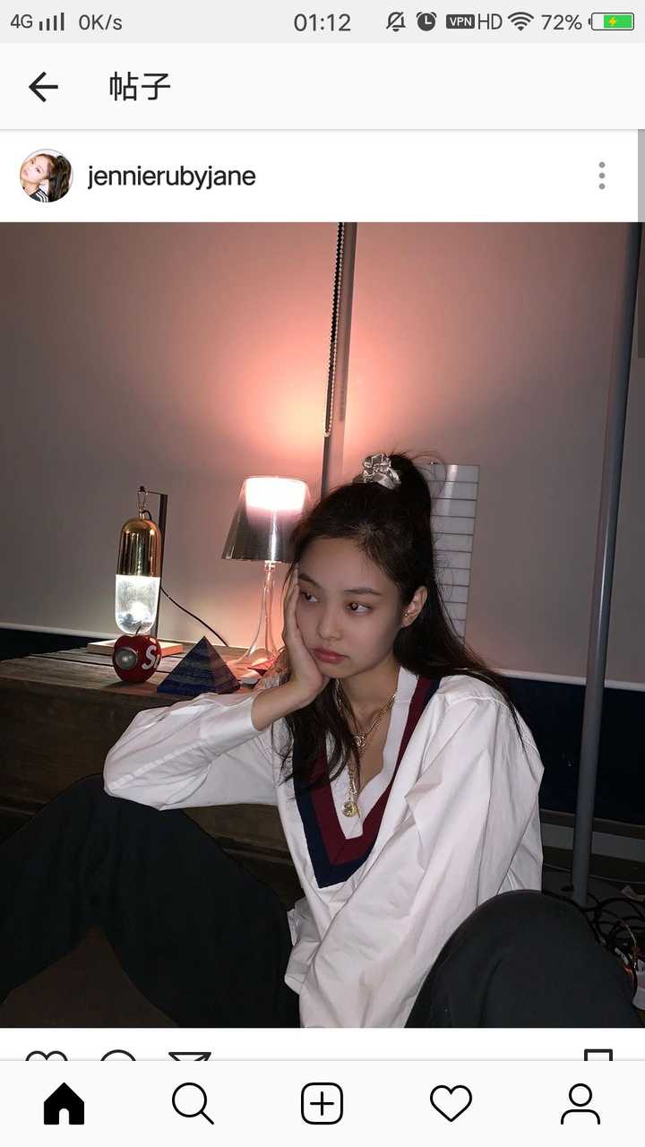jennie的ins上有没有什么好看的图?