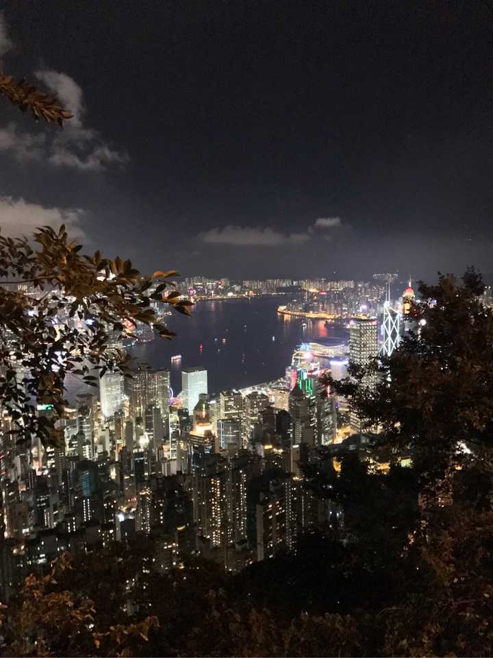 当天上太平山看到超美的夜景