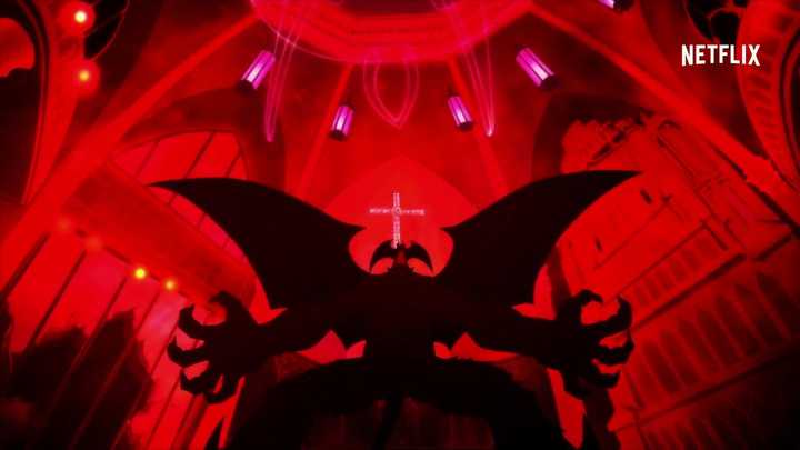 《恶魔人 crybaby》中的不动明,身为半恶魔半人的物种,自然有一双暗