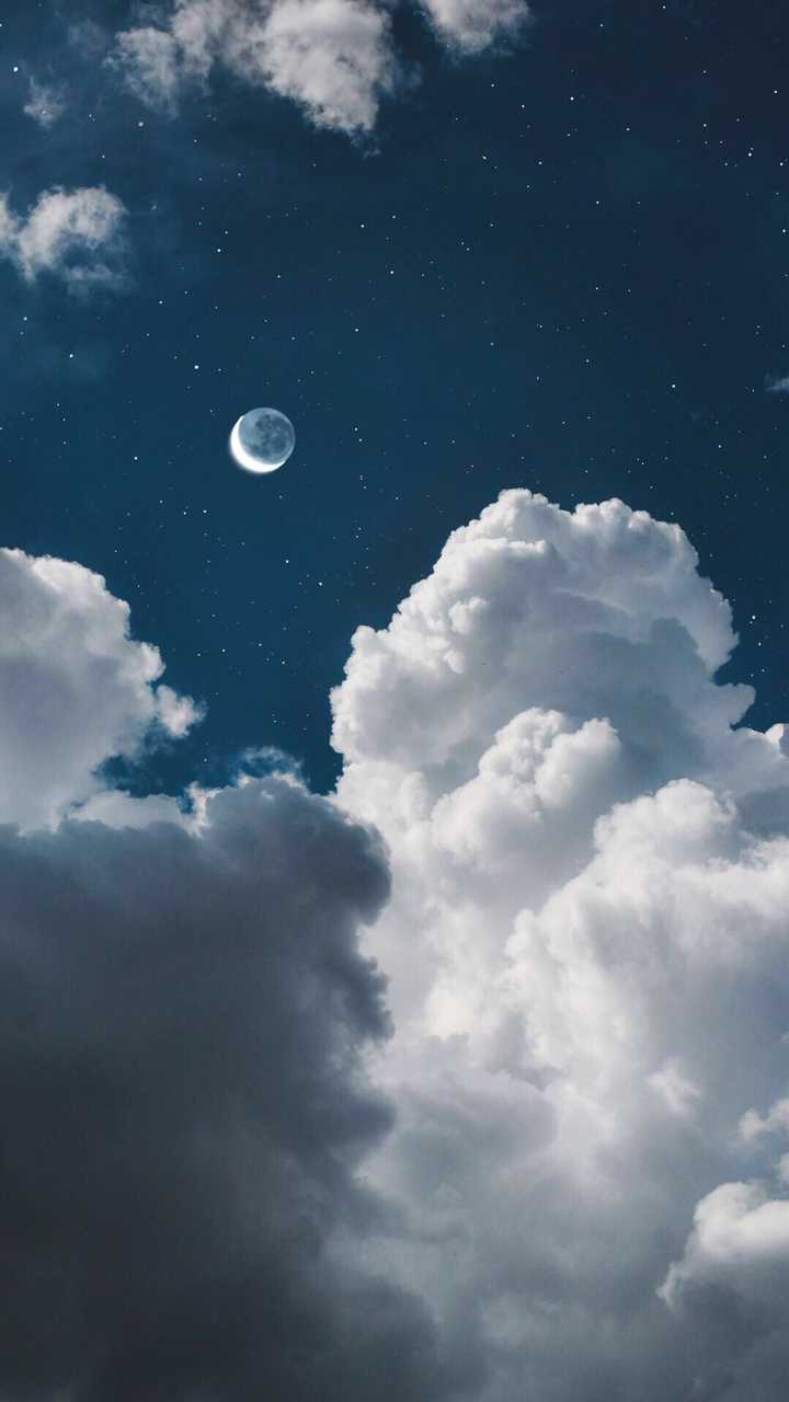 有哪些好看的关于星星月亮的壁纸?