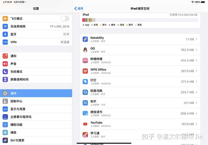 ipadpro2020,考公考编学习用128g够吗?