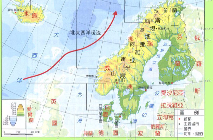 为什么冰岛那么高纬度却没有中国北方很多地方冷?