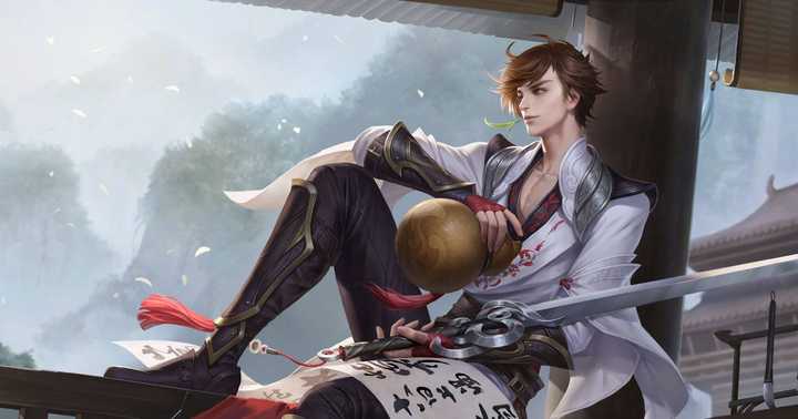 王者荣耀李白上阳台帖完全可以做成一款新皮肤了,为什么要做成千年之