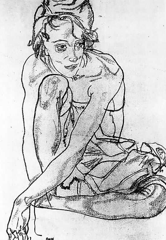 好开始学画画,怎样去逐渐形成埃贡席勒的画风?