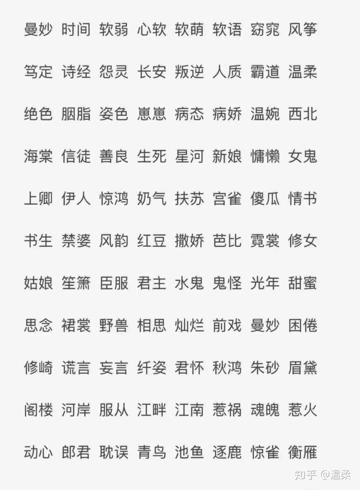 你们听过最好听的网名?