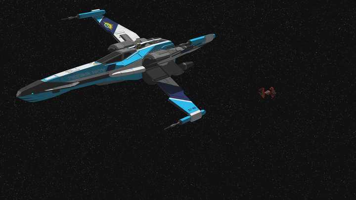 星球大战中新共和国的t-85 x-wing 星际战斗机什么样?