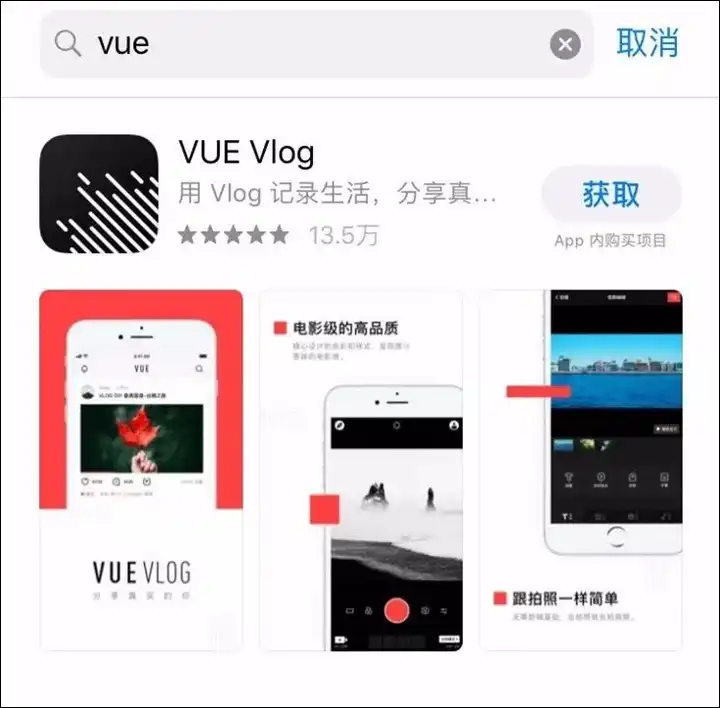 热门短视频工具vue最近也改名为vue vlog