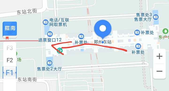 郑州东站站内换乘?