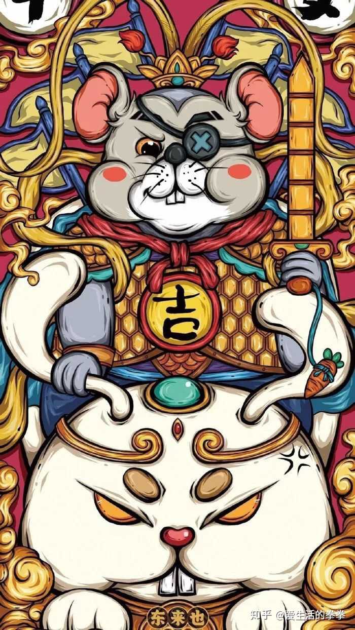 祝鼠年好运连连  万事胜意