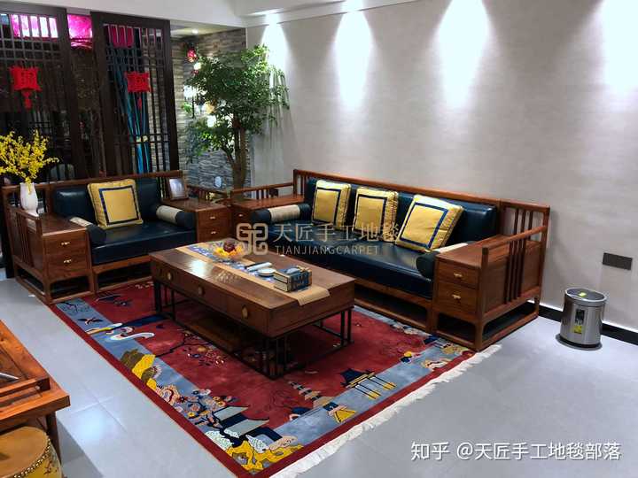 红木家具搭配什么风格的地毯呢?
