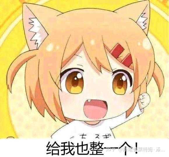 《猫咪日常》萌系日常番,"给我也整一个"表情包出处