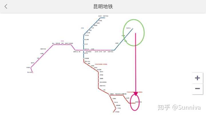 地铁要绕一个大圈圈,本来机场和高铁站直线