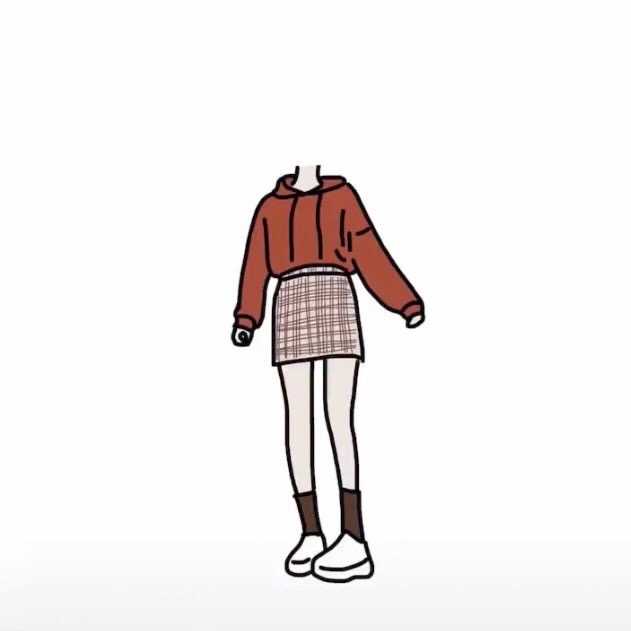 有没有好看的双人无头小人抠图素材?